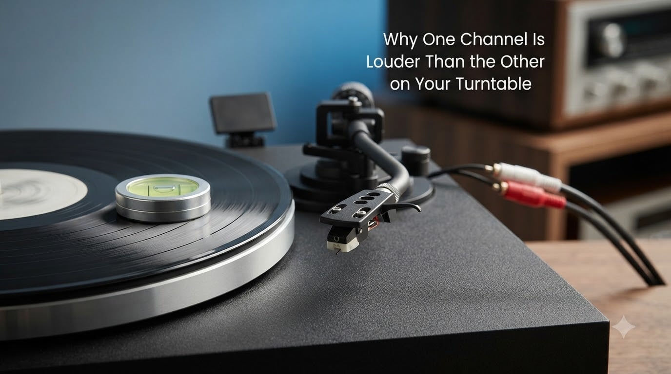 Why One Channel Is Louder Than the Other on Your Turntable