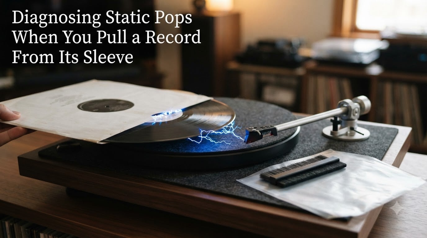 Diagnosing Static Pops When You Pull a Record From Its Sleeve