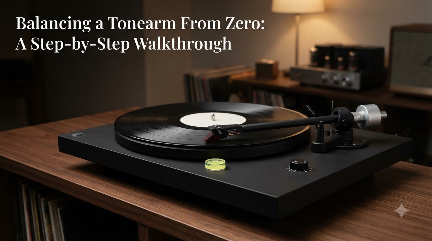 Balancing a Tonearm From Zero: A Step-by-Step Walkthrough