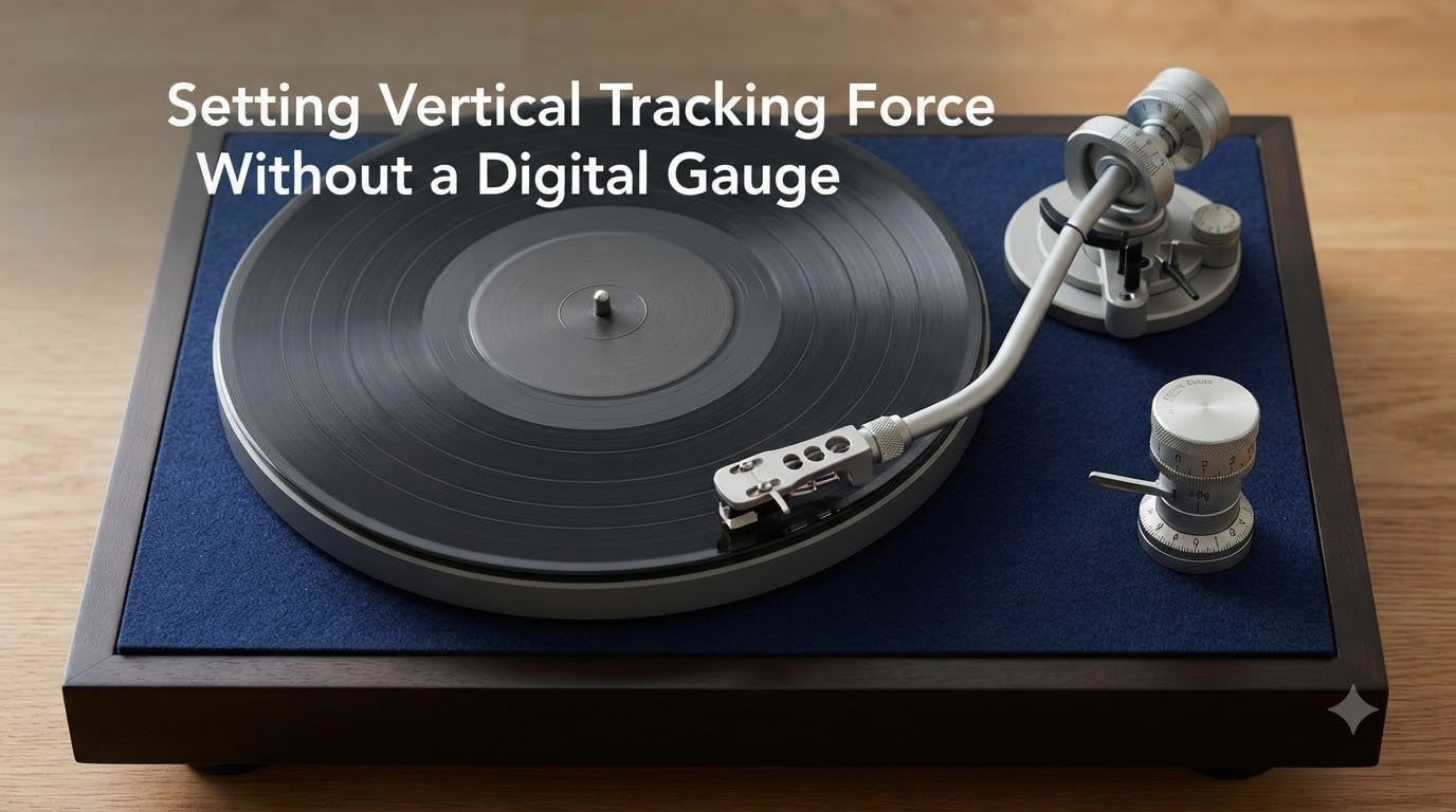 Setting Vertical Tracking Force Without a Digital Gauge