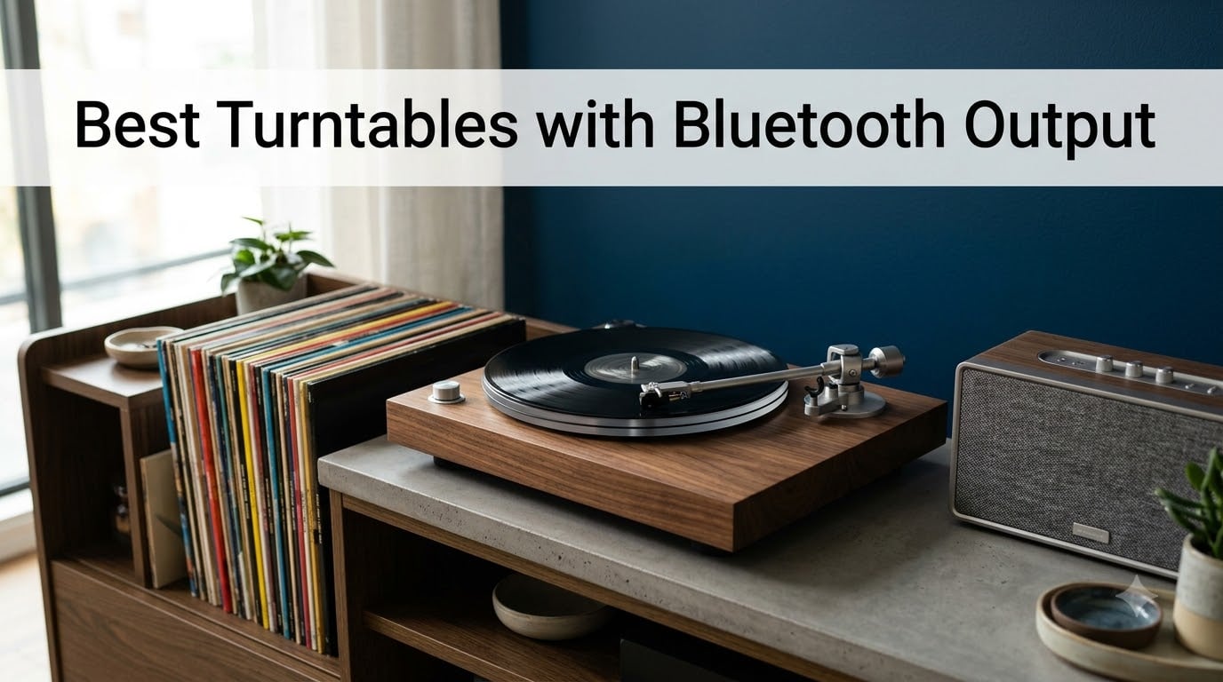 Best Turntables with Bluetooth Output