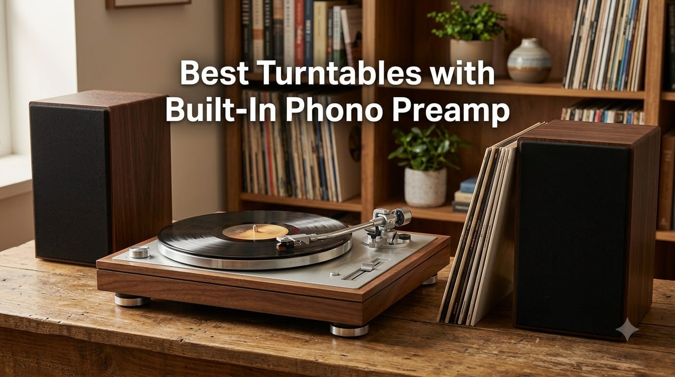 Best Turntables with Built-In Phono Preamp