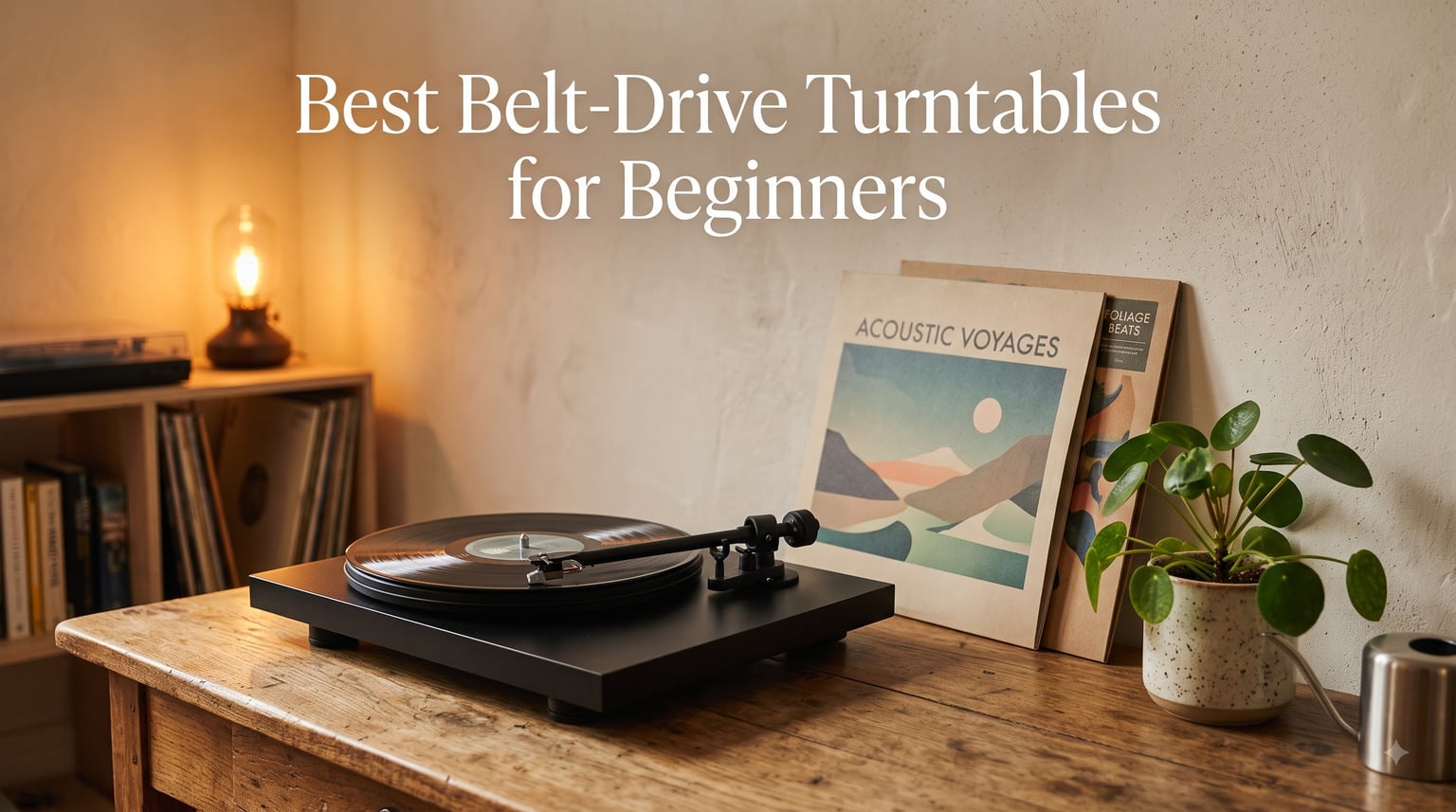 Best Belt-Drive Turntables for Beginners