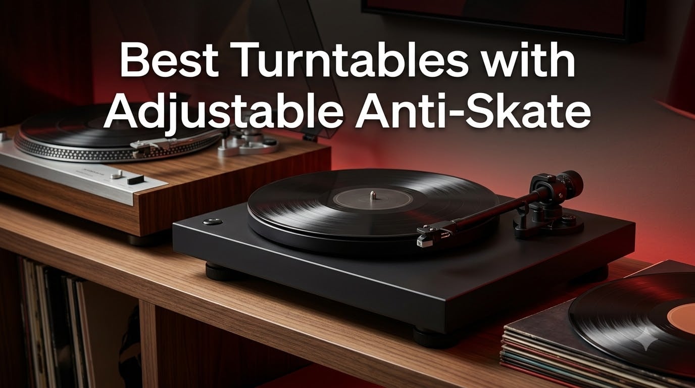 Best Turntables with Adjustable Anti-Skate