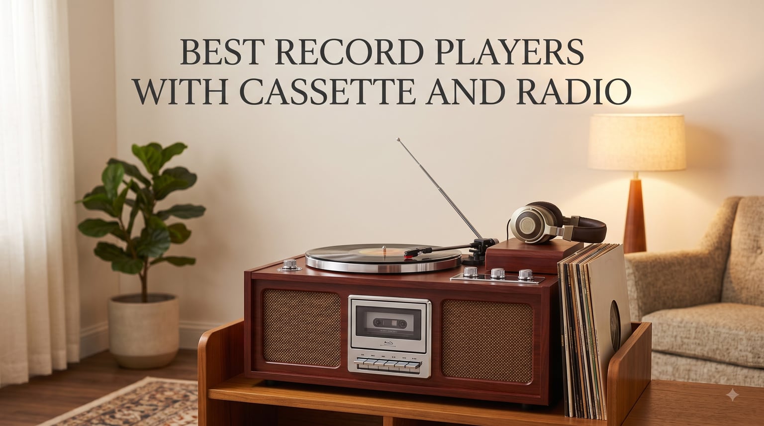 Best Record Players with Cassette and Radio