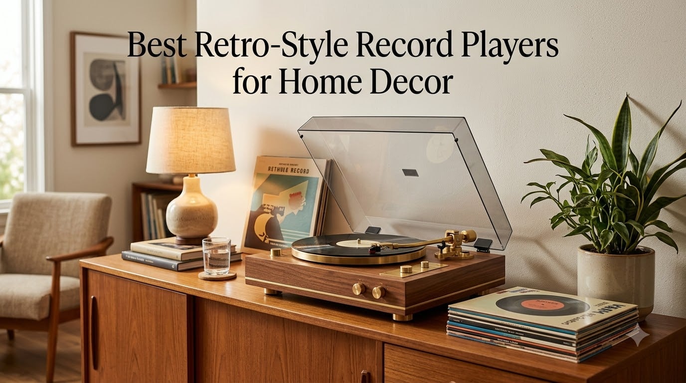 Best Retro-Style Record Players for Home Decor