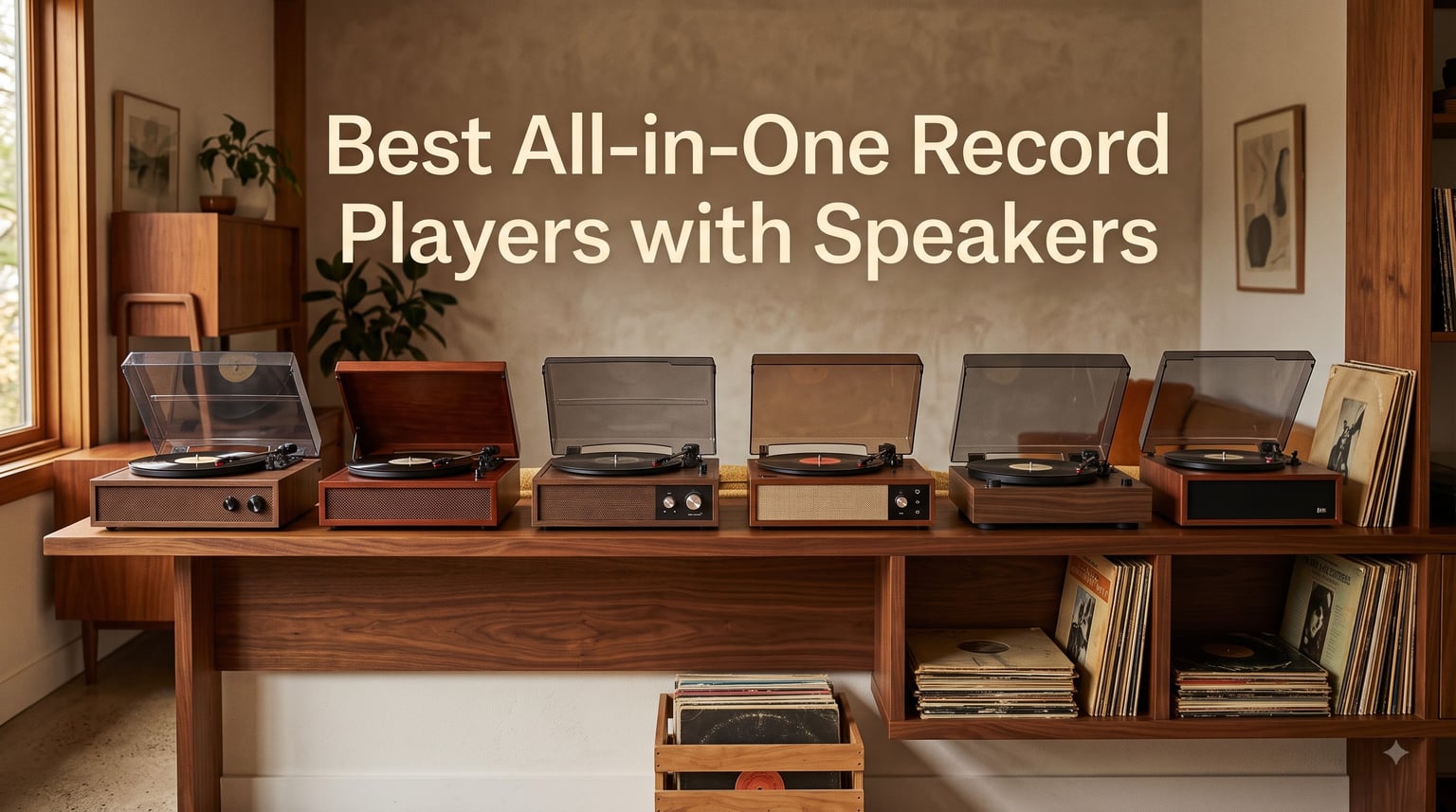 Best All-in-One Record Players with Speakers