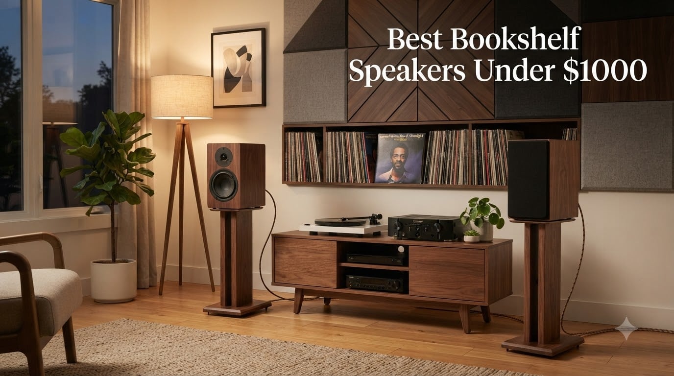 Best Bookshelf Speakers Under $1000