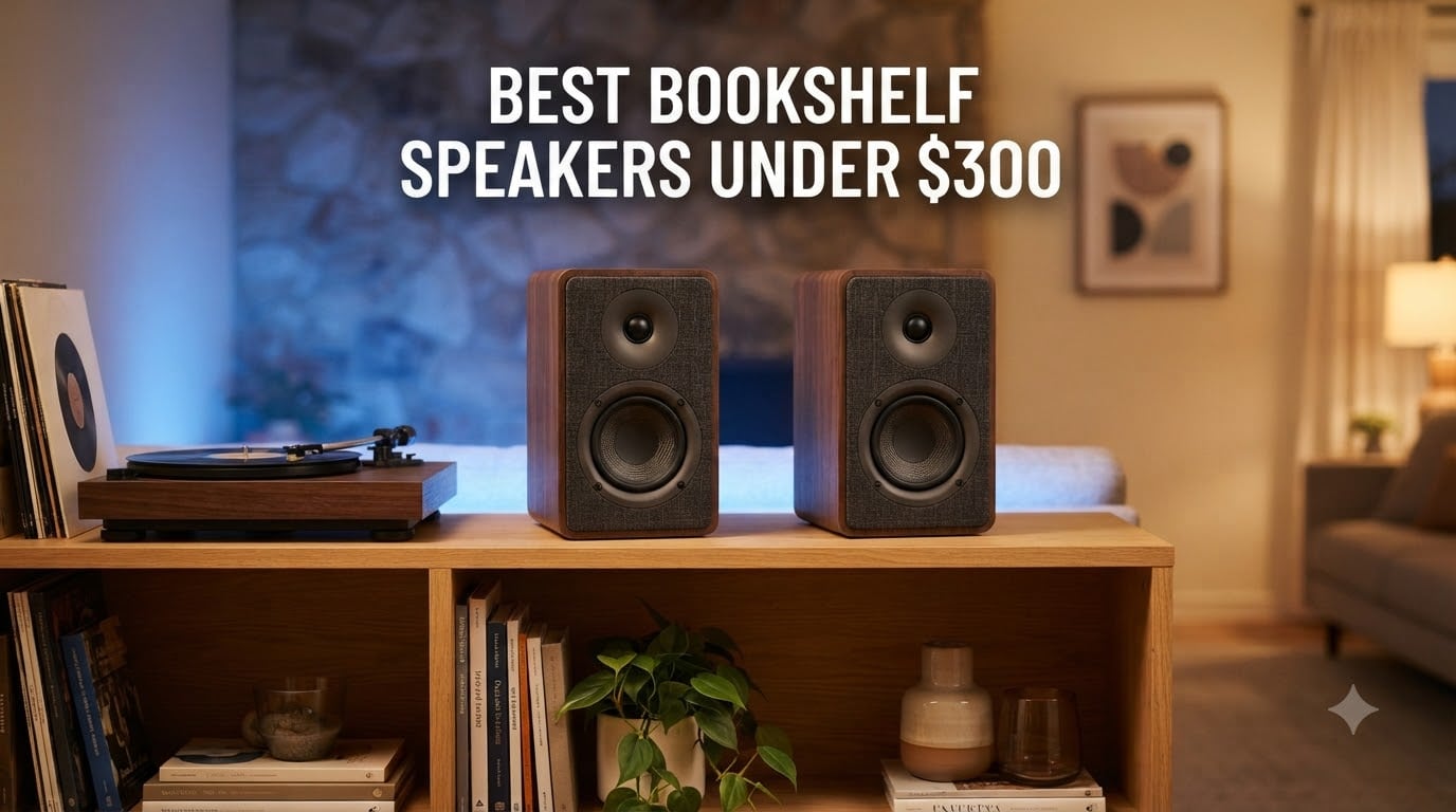 Best Bookshelf Speakers Under $300