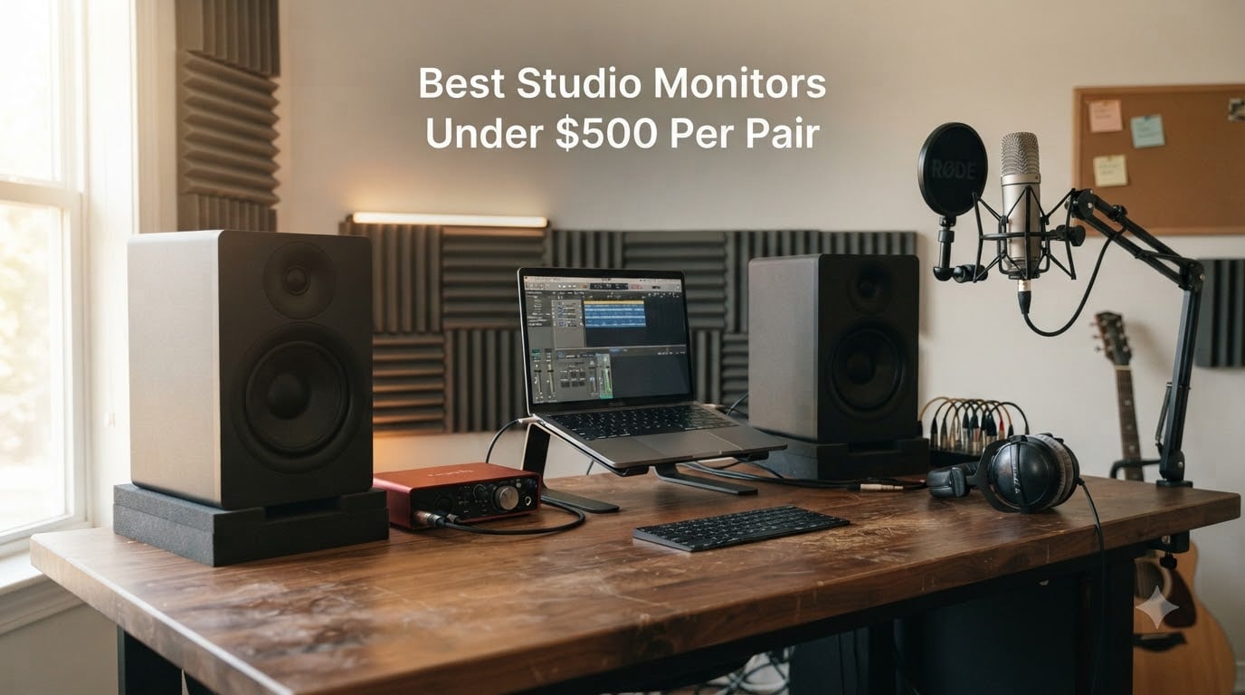 Best Studio Monitors Under $500 Per Pair