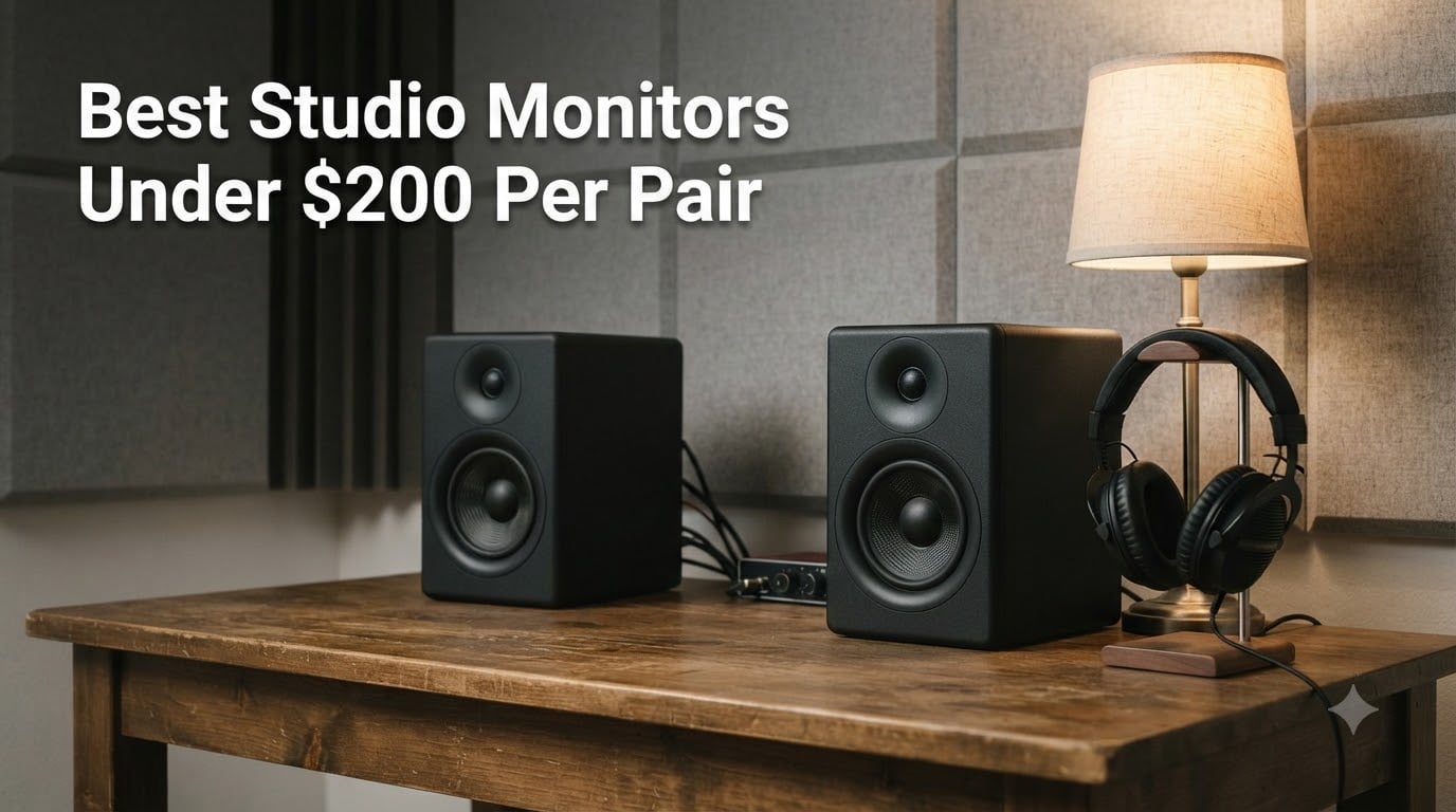 Best Studio Monitors Under $200 Per Pair