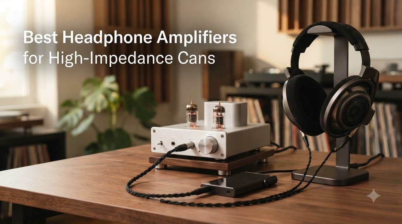 Best Headphone Amplifiers for High-Impedance Cans