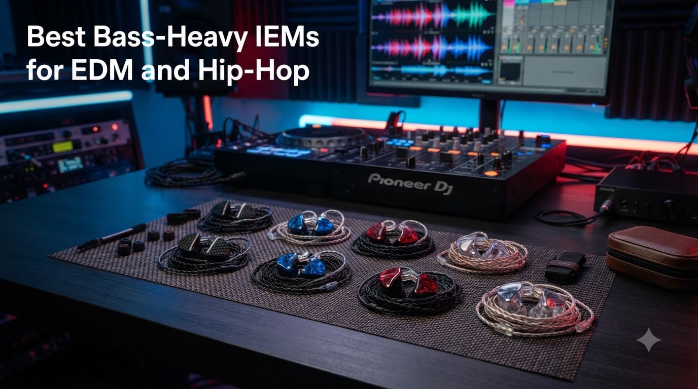 Best Bass-Heavy IEMs for EDM and Hip-Hop