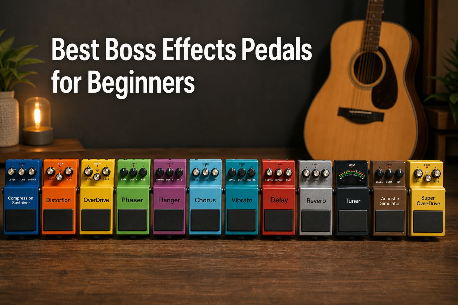 Best Boss Effects Pedals for Beginners