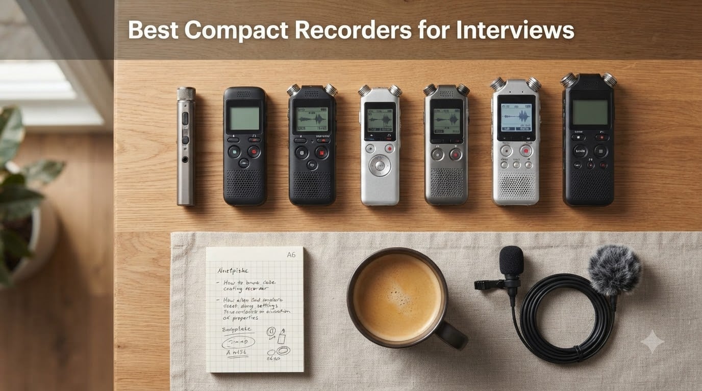 Best Compact Recorders for Interviews