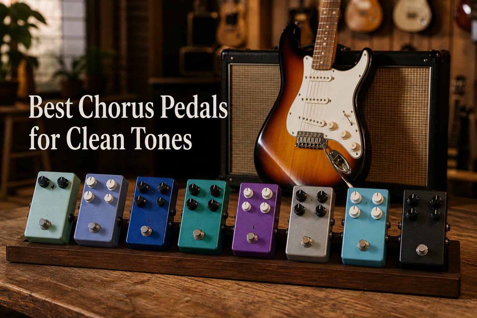 Best Chorus Pedals for Clean Tones