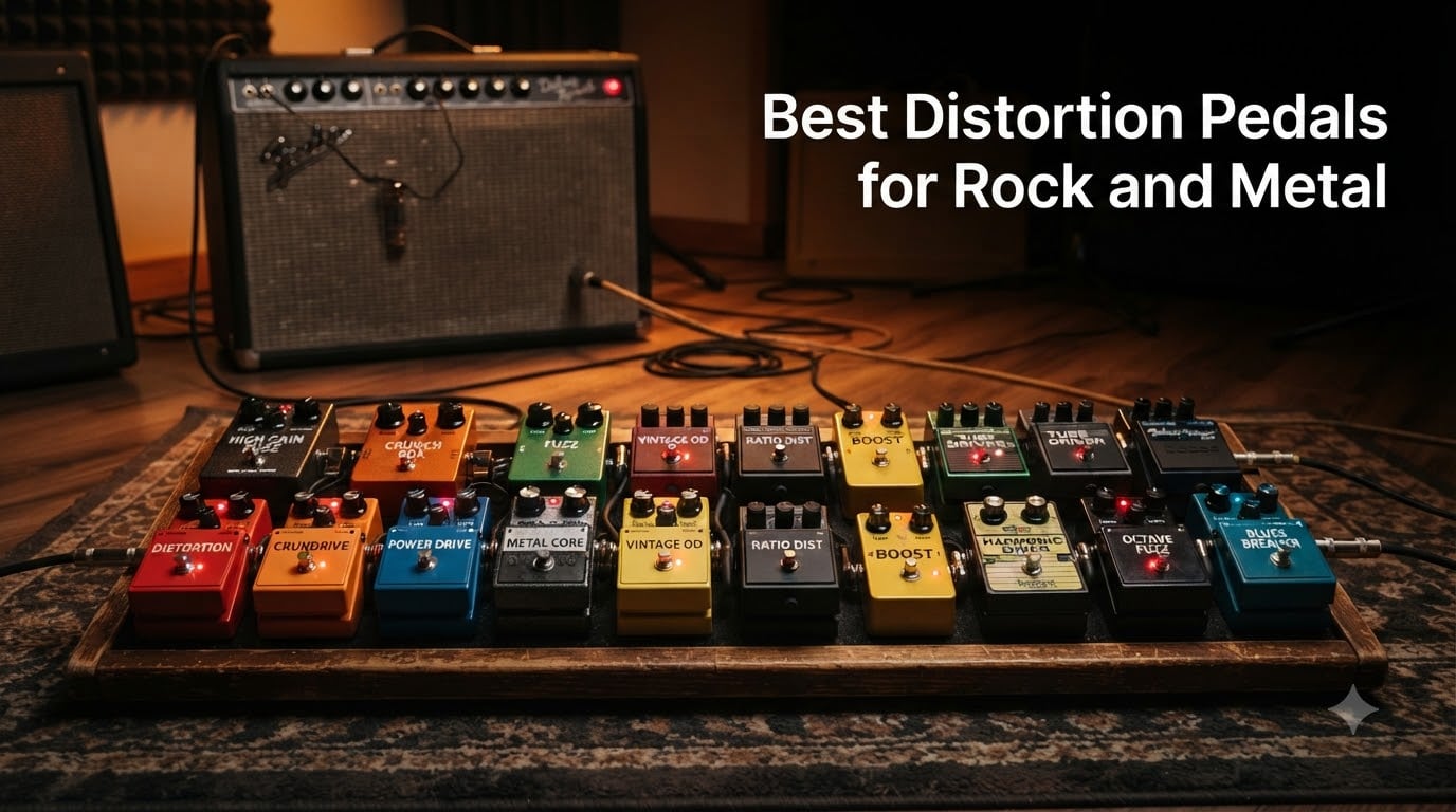 Best Distortion Pedals for Rock and Metal