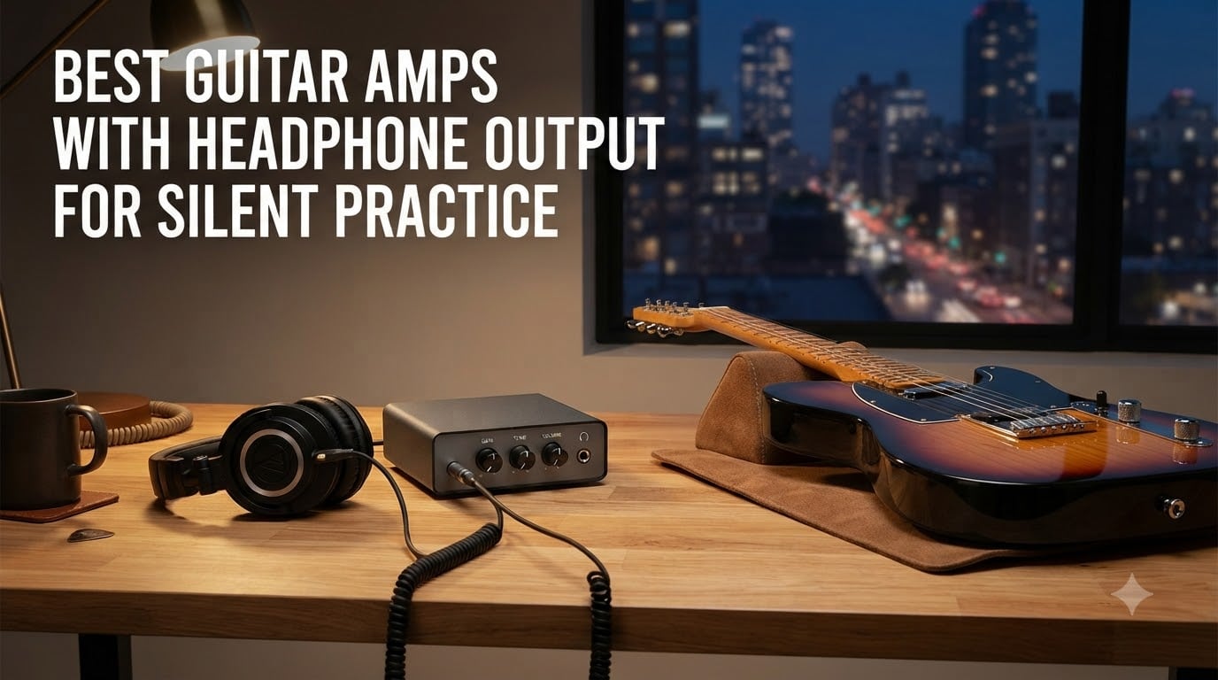 Best Guitar Amps with Headphone Output for Silent Practice