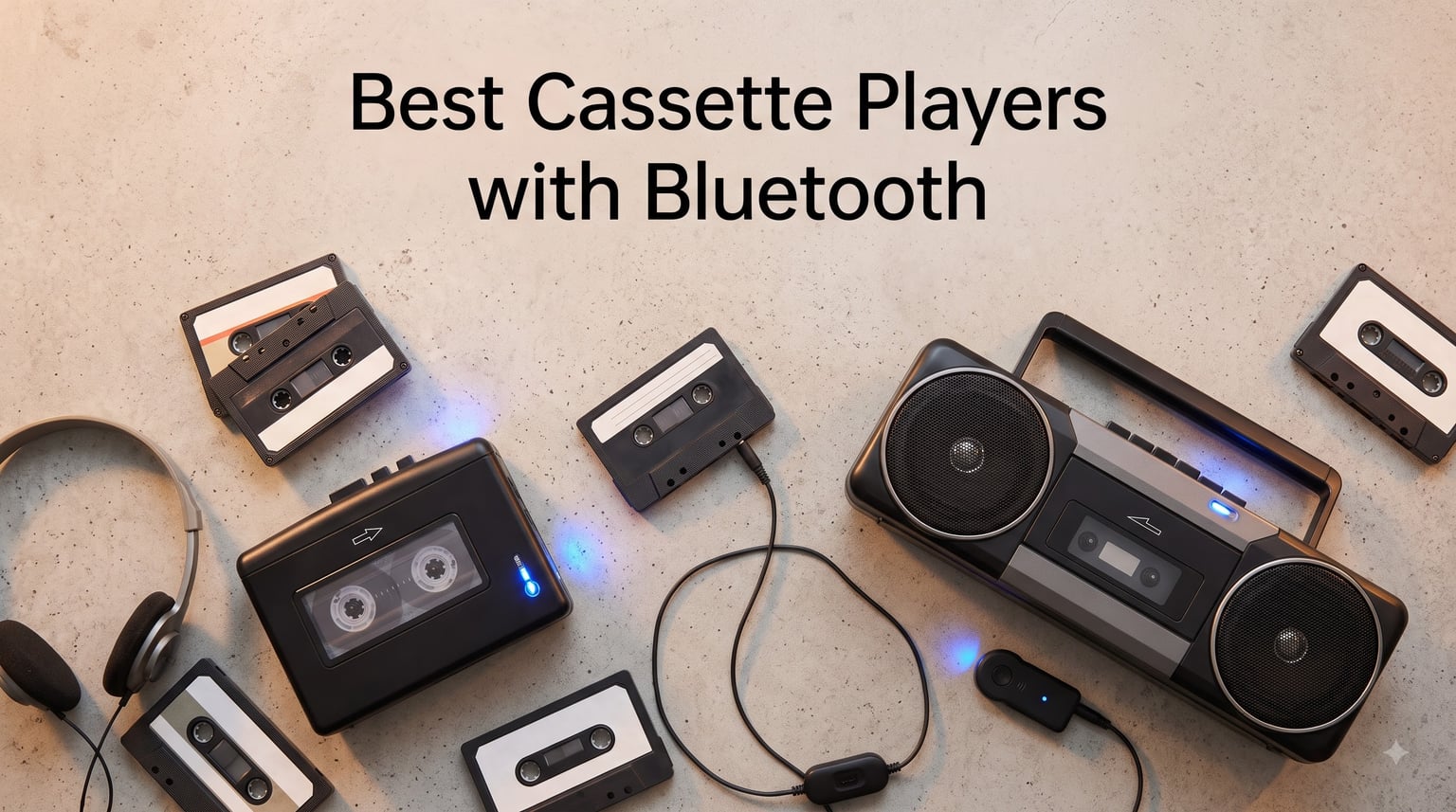 Best Cassette Players with Bluetooth