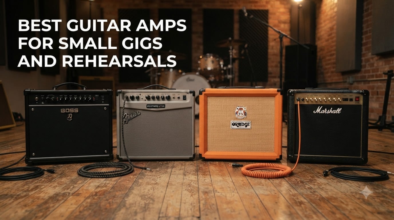 Best Guitar Amps for Small Gigs and Rehearsals