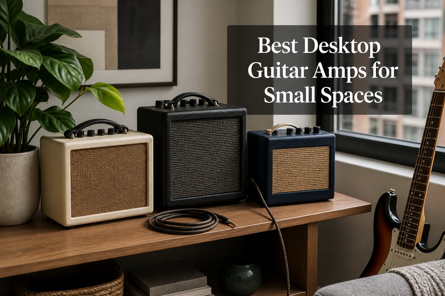 Best Desktop Guitar Amps for Small Spaces