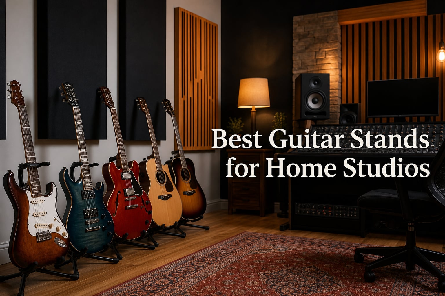 Best Guitar Stands for Home Studios