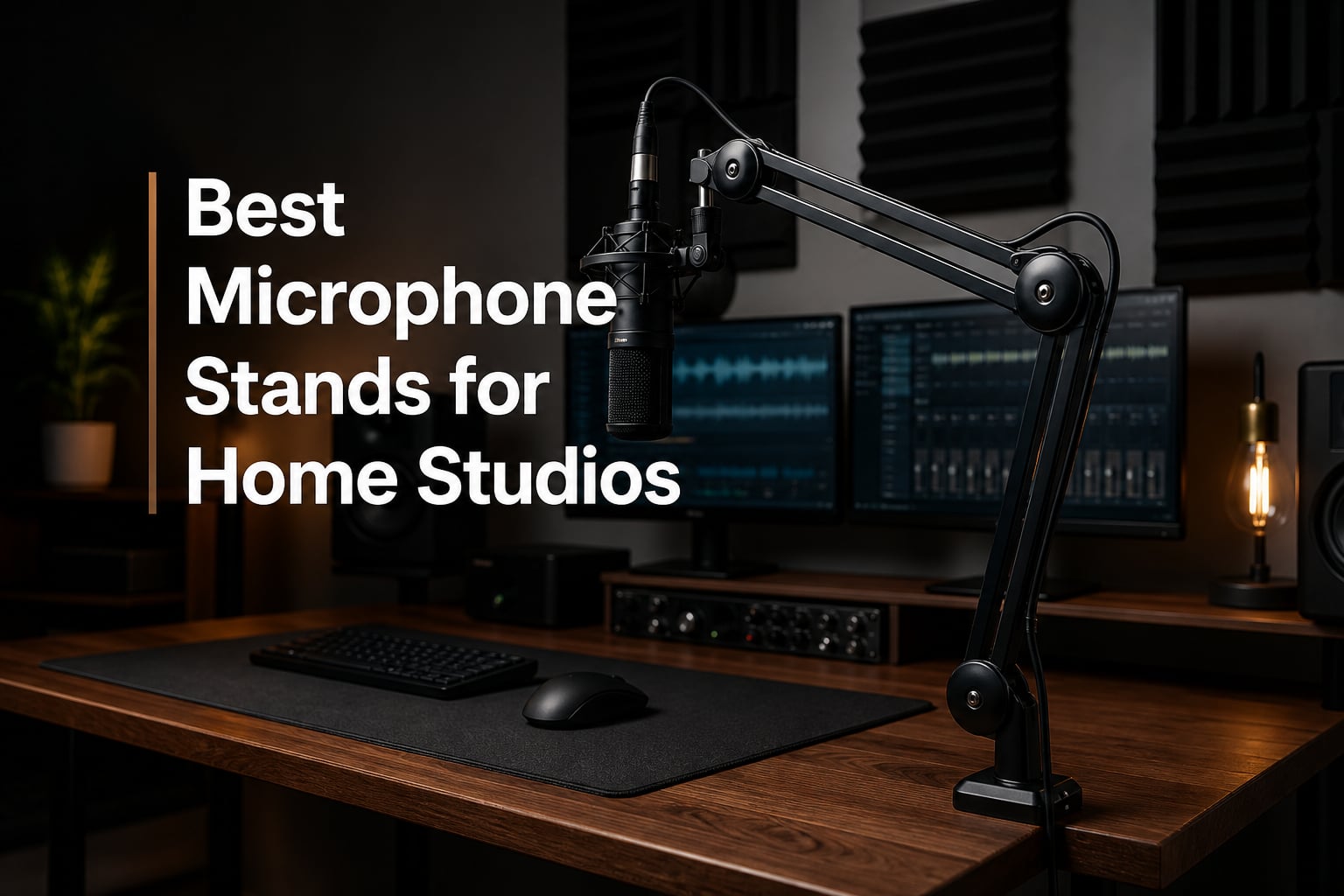 Best Microphone Stands for Home Studios