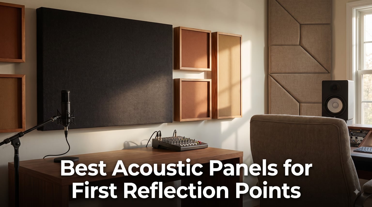Best Acoustic Panels for First Reflection Points