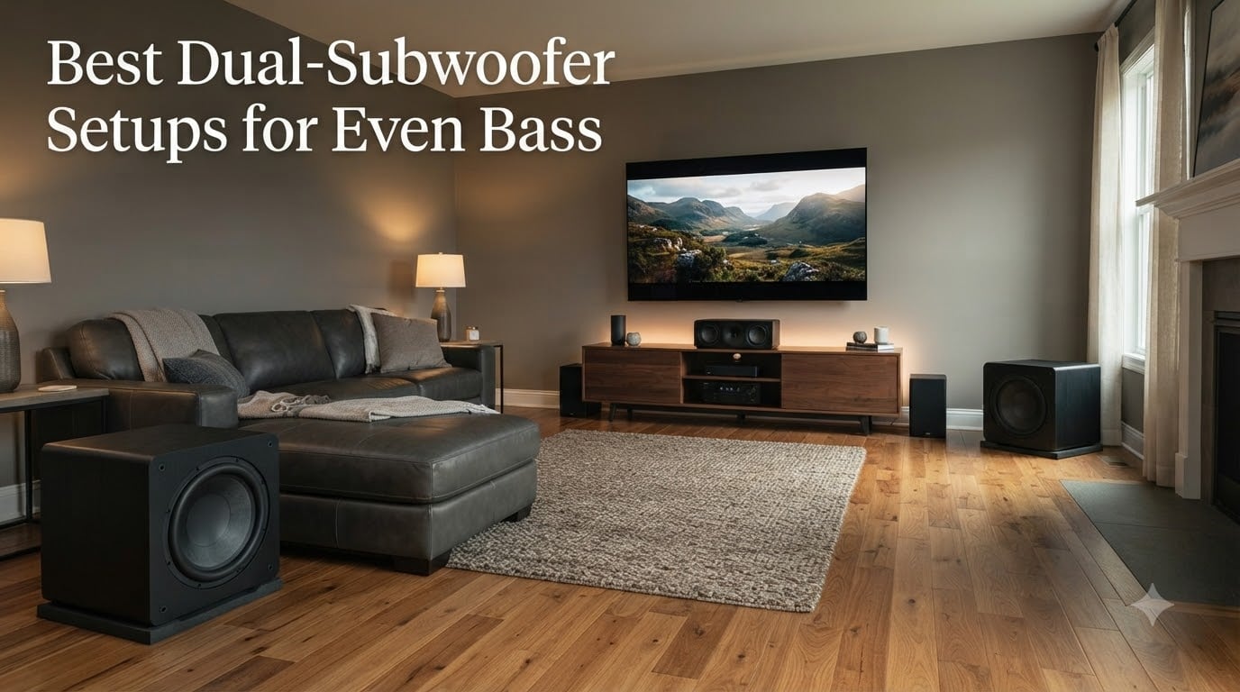 Best Dual-Subwoofer Setups for Even Bass