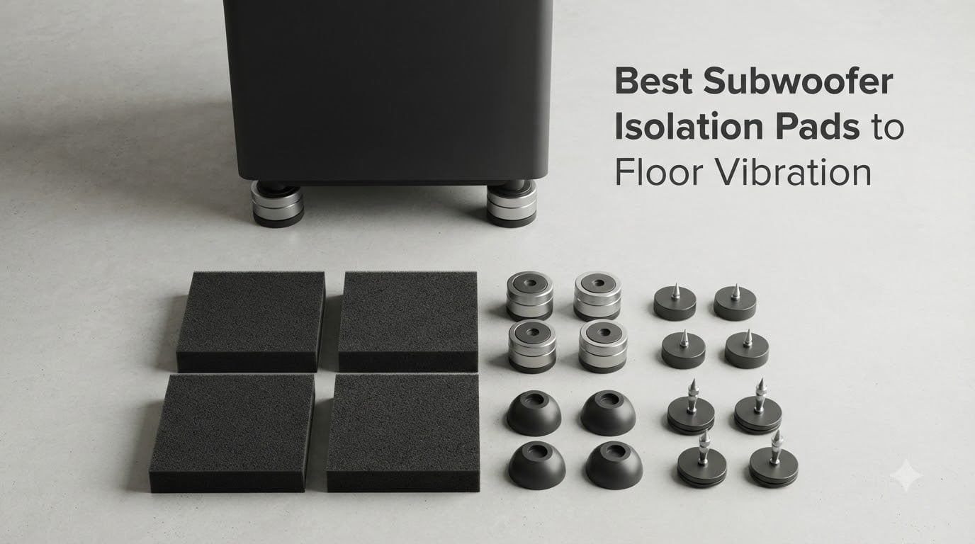 Best Subwoofer Isolation Pads to Reduce Floor Vibration