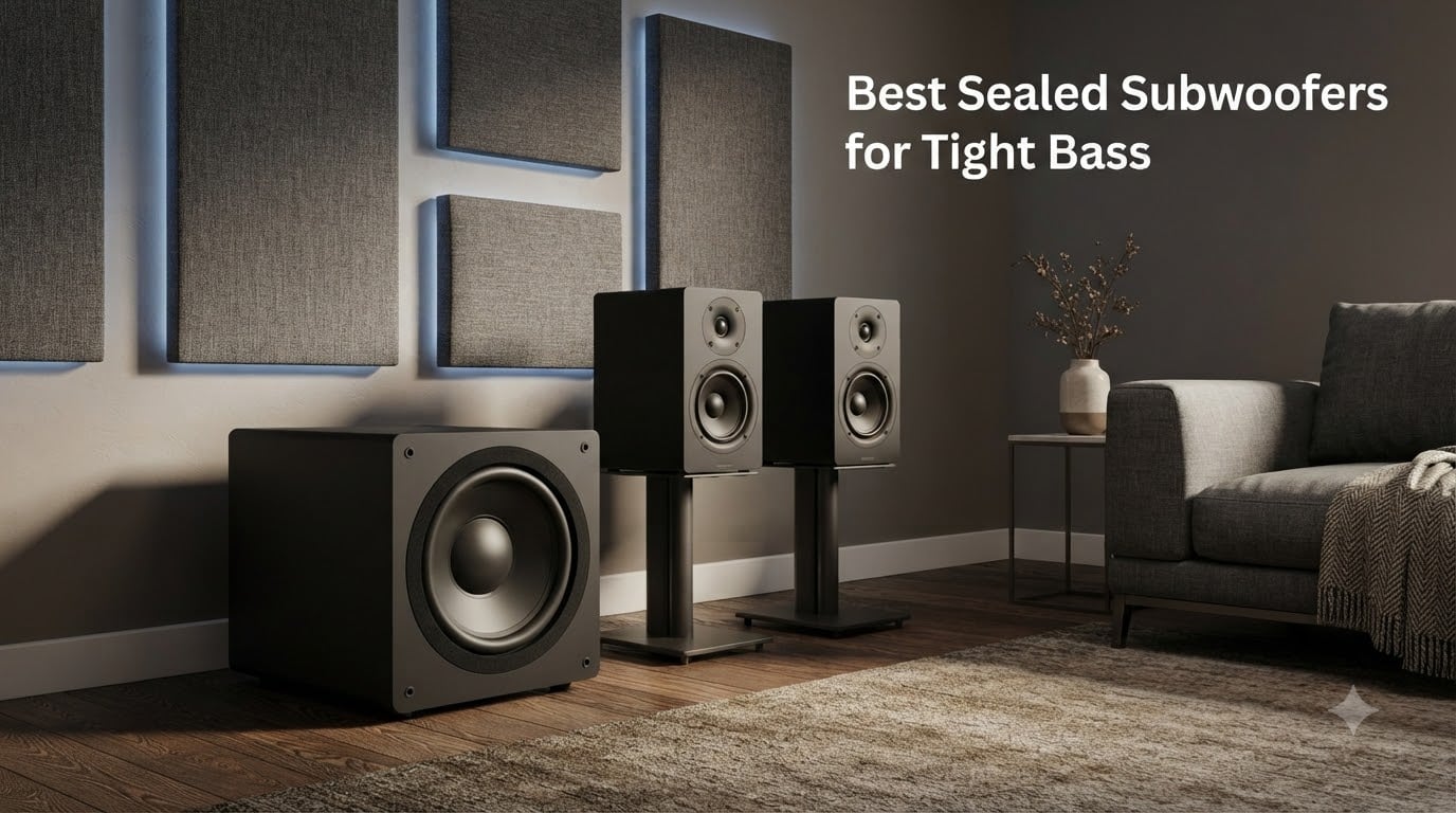 Best Sealed Subwoofers for Tight Bass