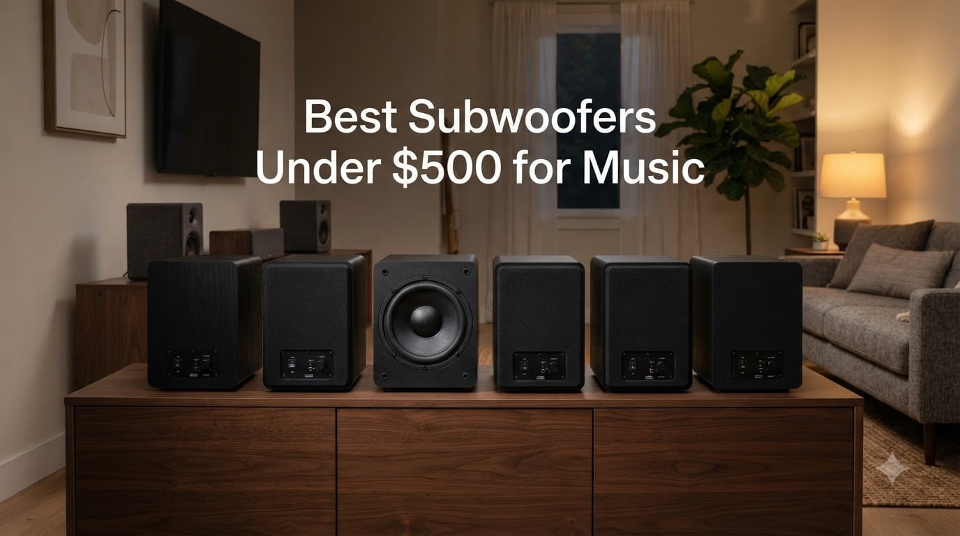 Best Subwoofers Under $500 for Music