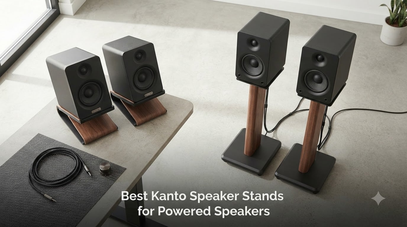 Best Kanto Speaker Stands for Powered Speakers
