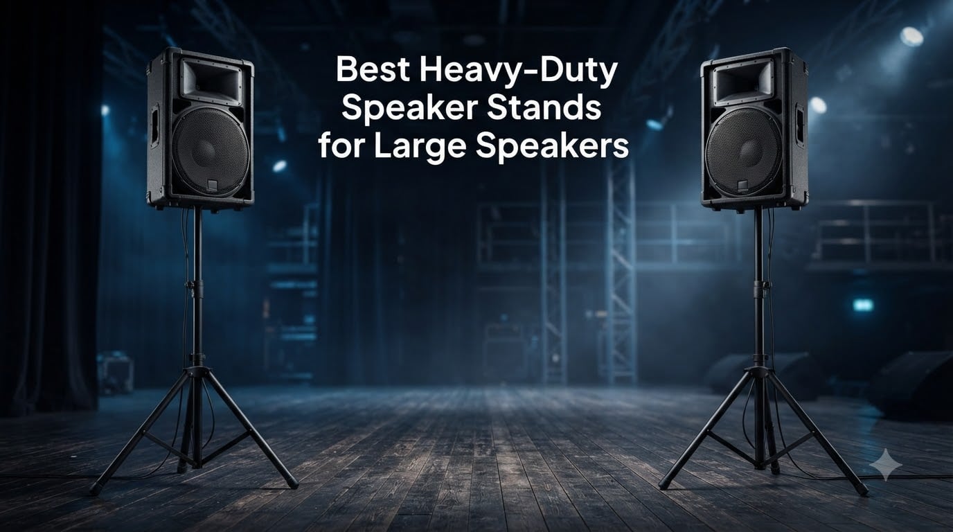 Best Heavy-Duty Speaker Stands for Large Speakers