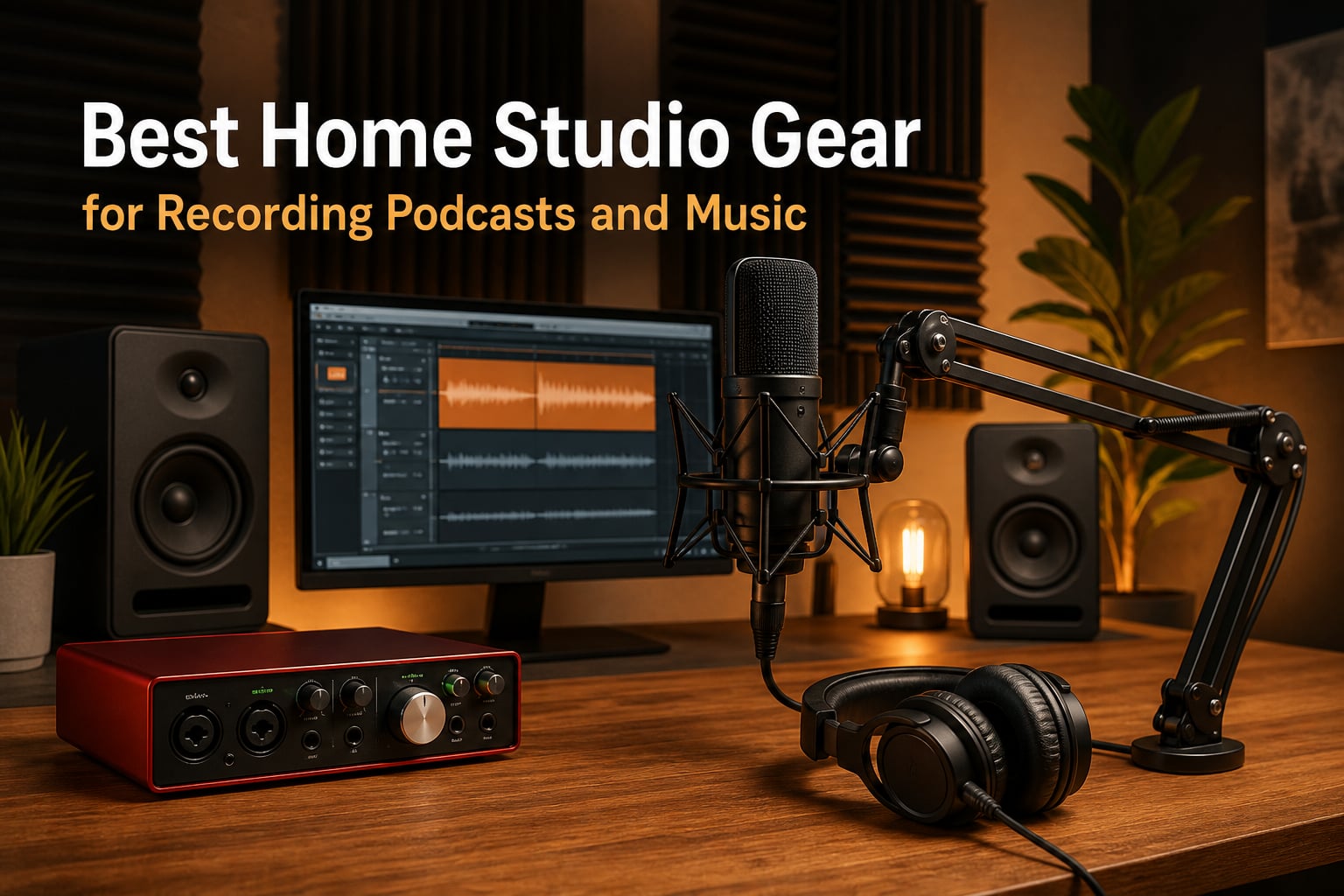 Best Home Studio Gear for Recording Podcasts and Music