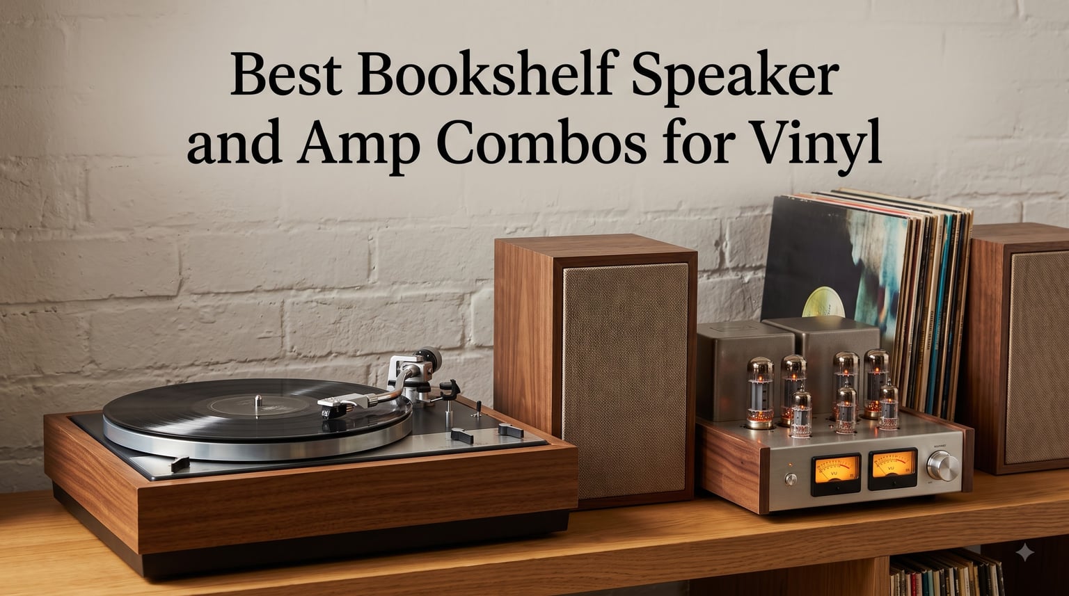 Best Bookshelf Speaker and Amp Combos for Vinyl