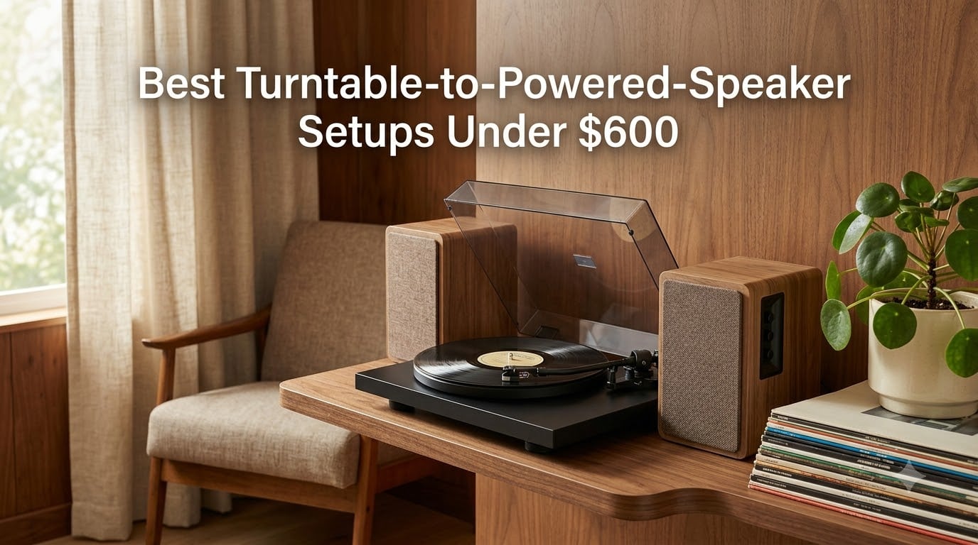 Best Turntable-to-Powered-Speaker Setups Under $600