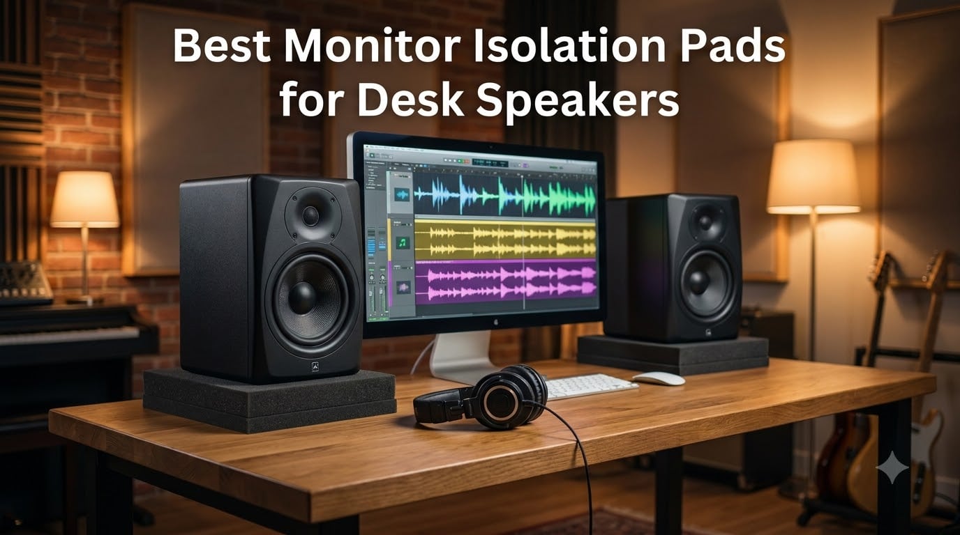 Best Monitor Isolation Pads for Desk Speakers