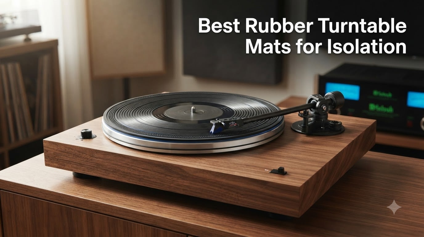 Best Rubber Turntable Mats for Isolation