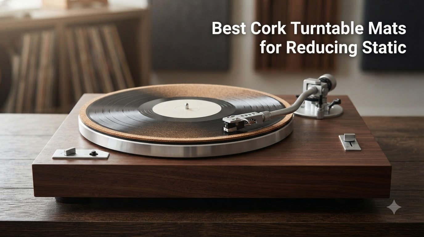 Best Cork Turntable Mats for Reducing Static