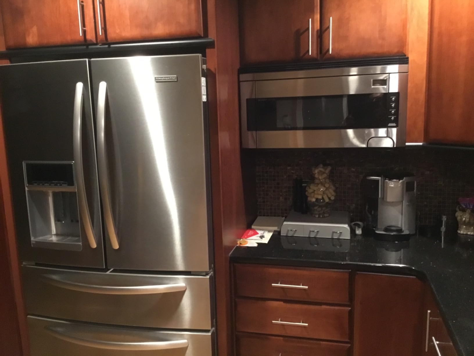 Sharp R1514TY 1-1/2-Cubic-Foot 1000-Watt Over-the-Range Microwave, Stainless customer photo 2