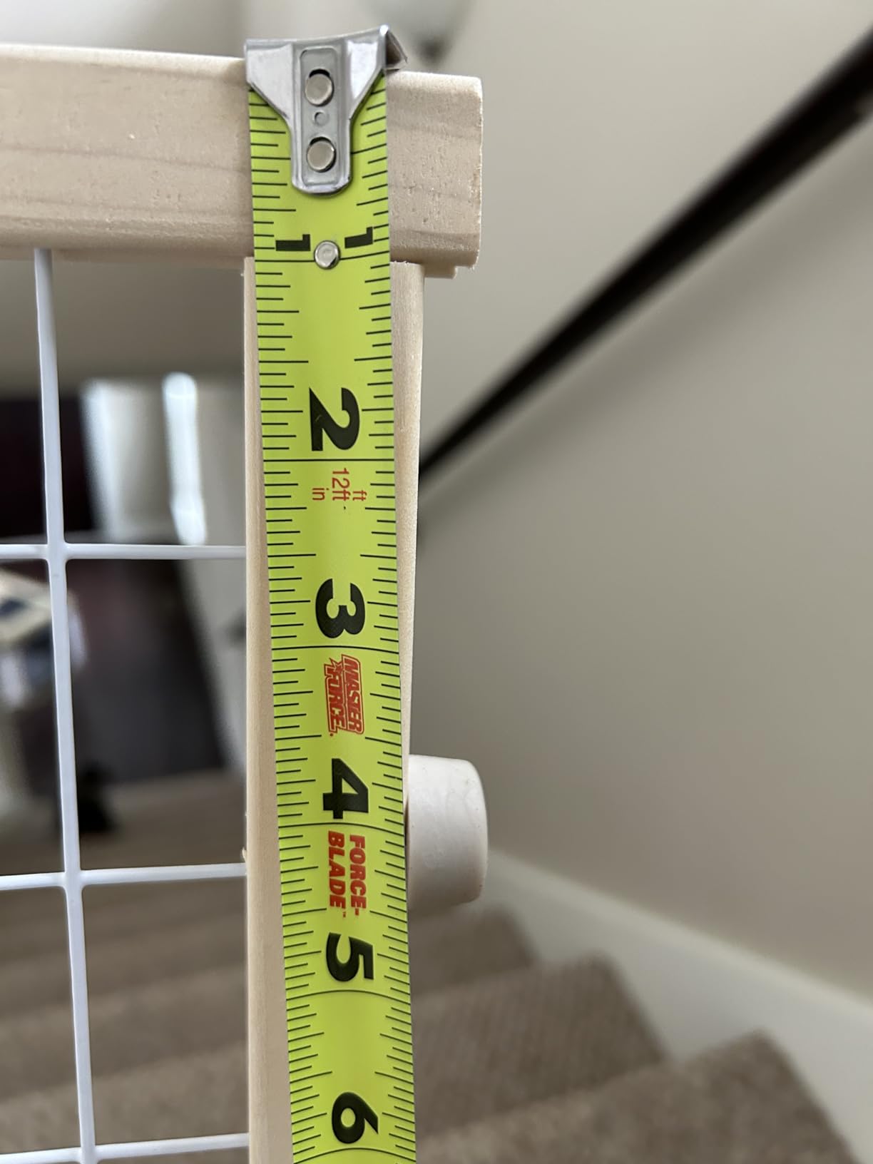 Toddleroo by North States - Extra-Wide Wire Mesh Wooden Baby Gate: Pressure Mounted Baby Gate for Doorways - Adjustable 29.5 to 50 Inches Wide - 31 Inches Tall customer photo 2