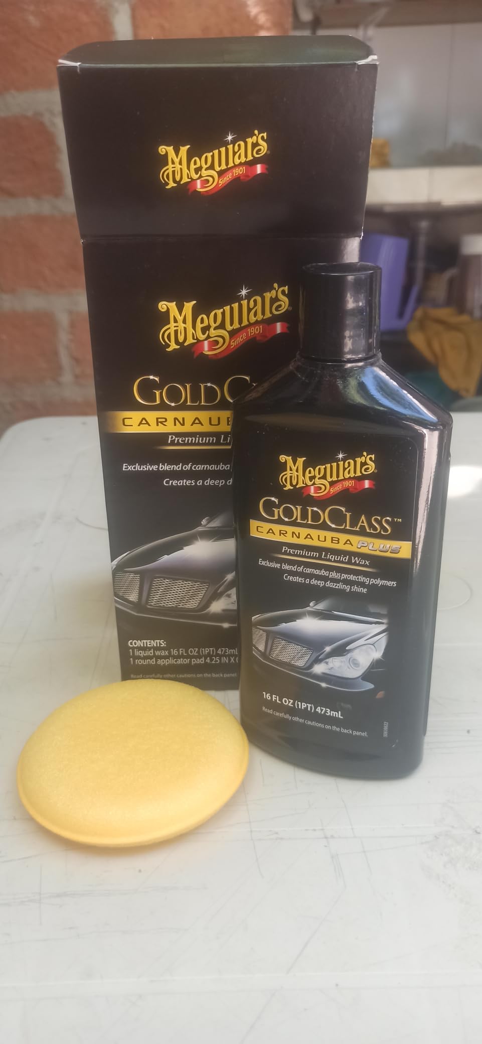 Meguiar's Gold Class Carnauba Plus Premium Liquid Wax Kit, 16 Oz customer photo 1
