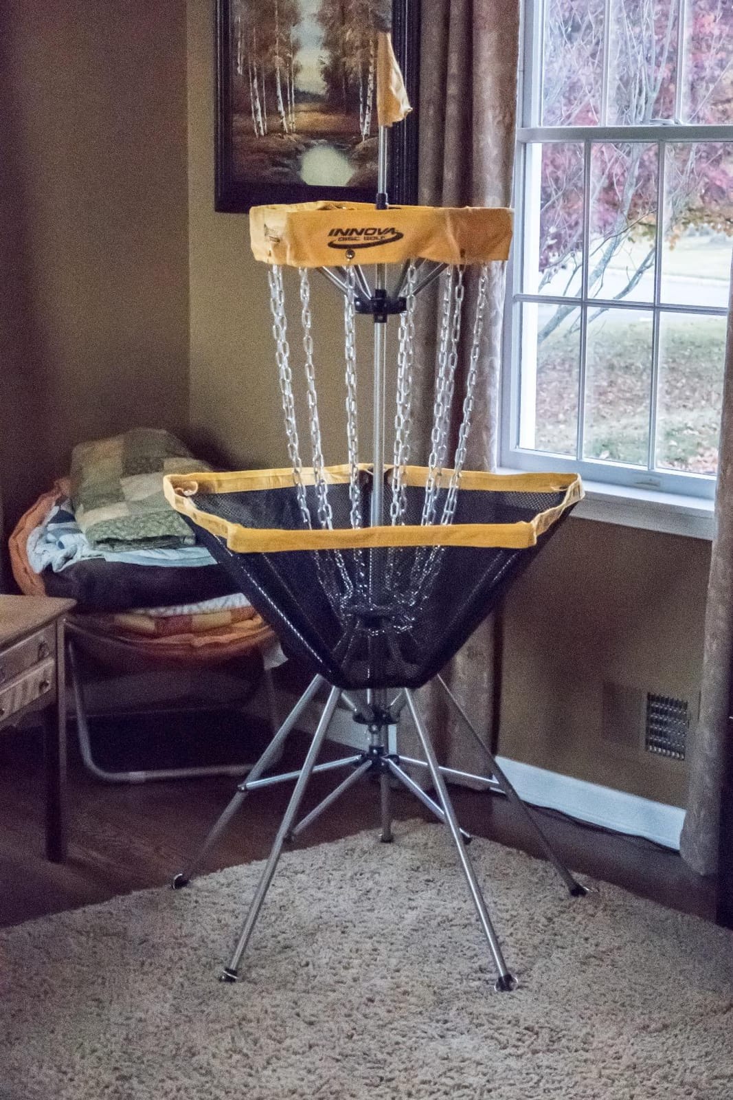 Innova DISCatcher Traveler Target – Portable, Lightweight Disc Golf Basket, Colors May Vary customer photo 2