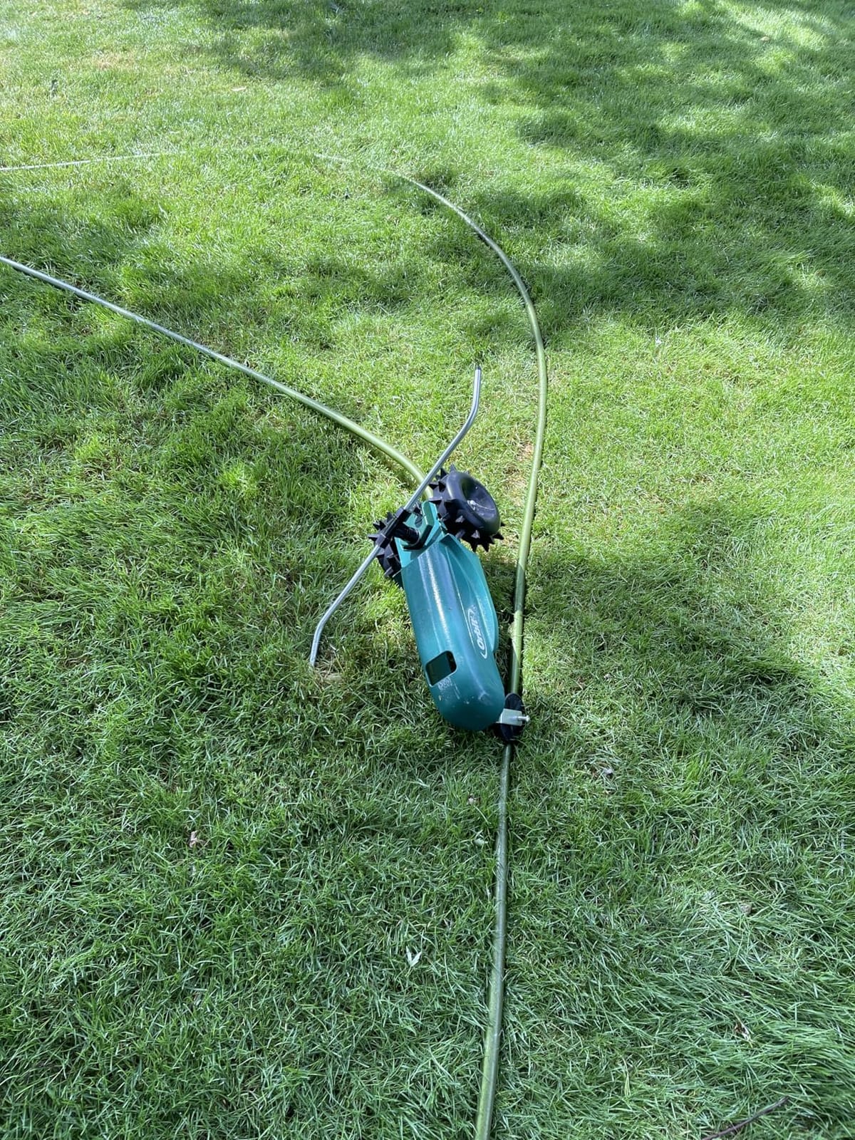Orbit Traveling Tractor Water Sprinkler - Self-Propelled Traveling Sprinkler for Wide Lawn Coverage - Cast-Iron Body with Adjustable Coverage - Three-Speed - Automatic Shut Off - 58322 customer photo 1