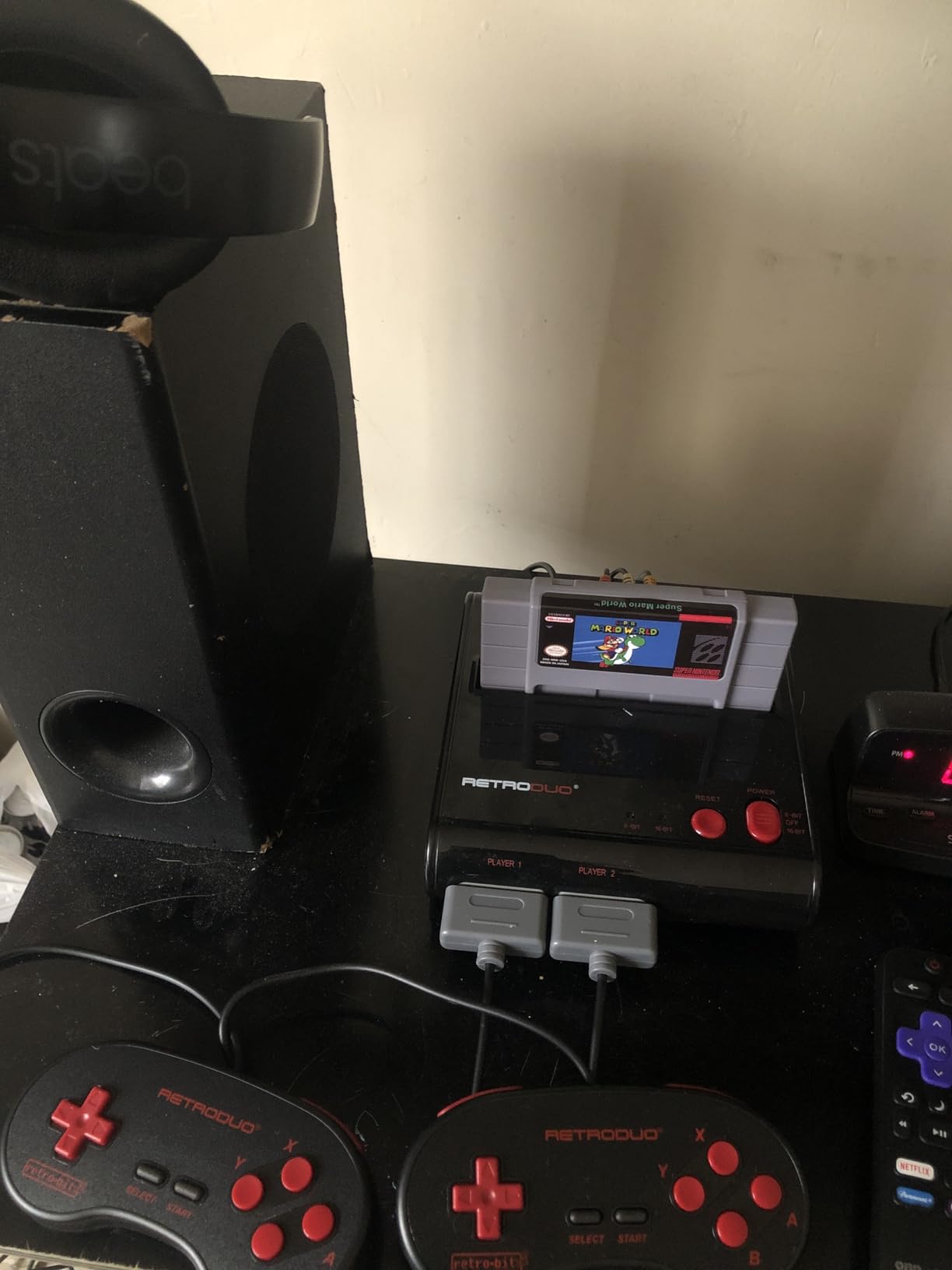 Retro-Bit Retro Duo 2 in 1 Console System - for Original NES/SNES - Black customer photo 2