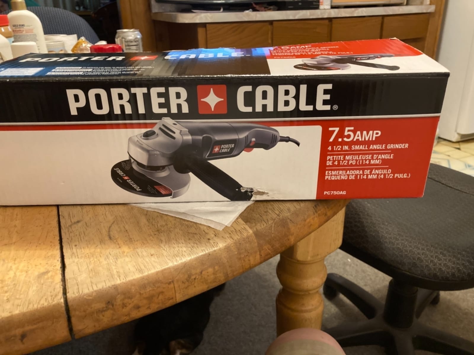 PORTER-CABLE Angle Grinder Tool, 4-1/2-Inch, 7.5-Amp (PC750AG) customer photo 2