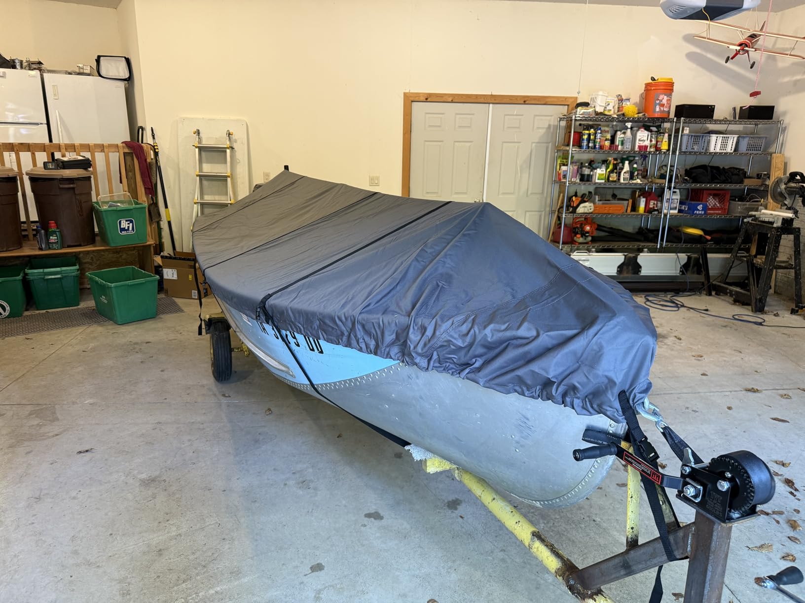 Classic Accessories StormPro Heavy-Duty Boat Cover, Fits Boats 20 ft - 22 ft Long x 106 in Wide customer photo 2