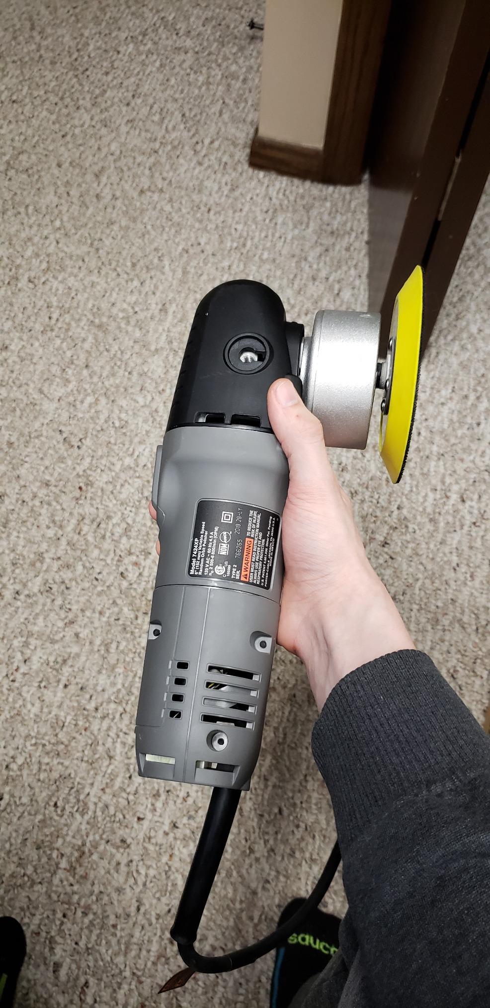 PORTER-CABLE Buffer Polisher, Car Polisher for Car Detailing, 6-Inch, Orbital, Variable Speed (7424XP) customer photo 1