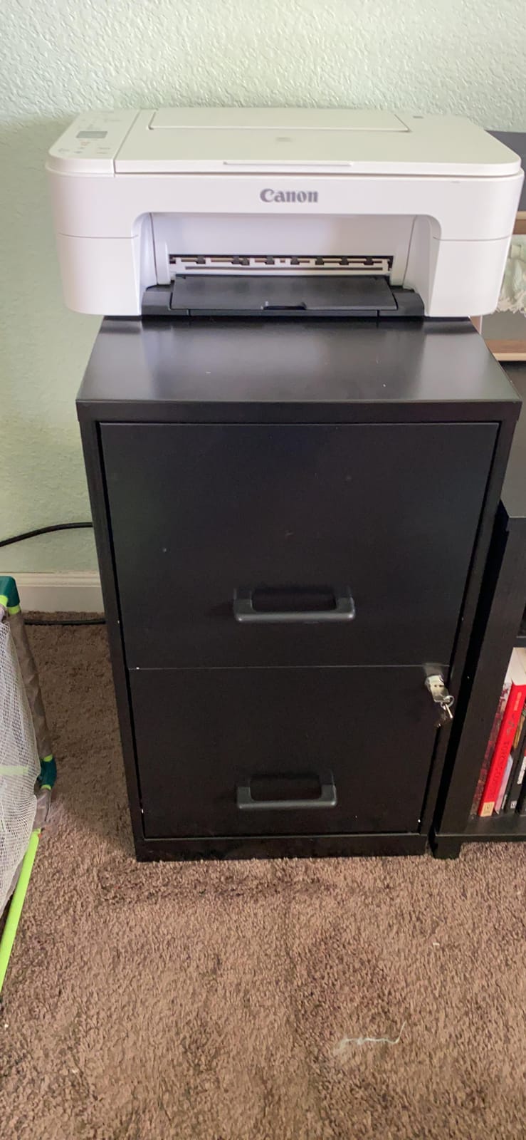 NuSparc 2 Drawer Locking Filing Cabinet | Pre-Assembled Steel Construction | Space-Saving Design is Perfect for Home and Small Office | Letter-Size | Assembled in North America customer photo 2